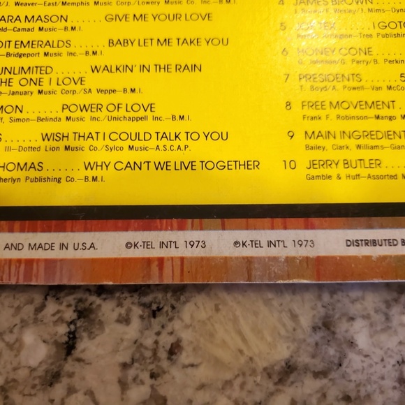 KTel Media Super Bad 2 Original Hits Lp Ktel 973 Vg James Brown